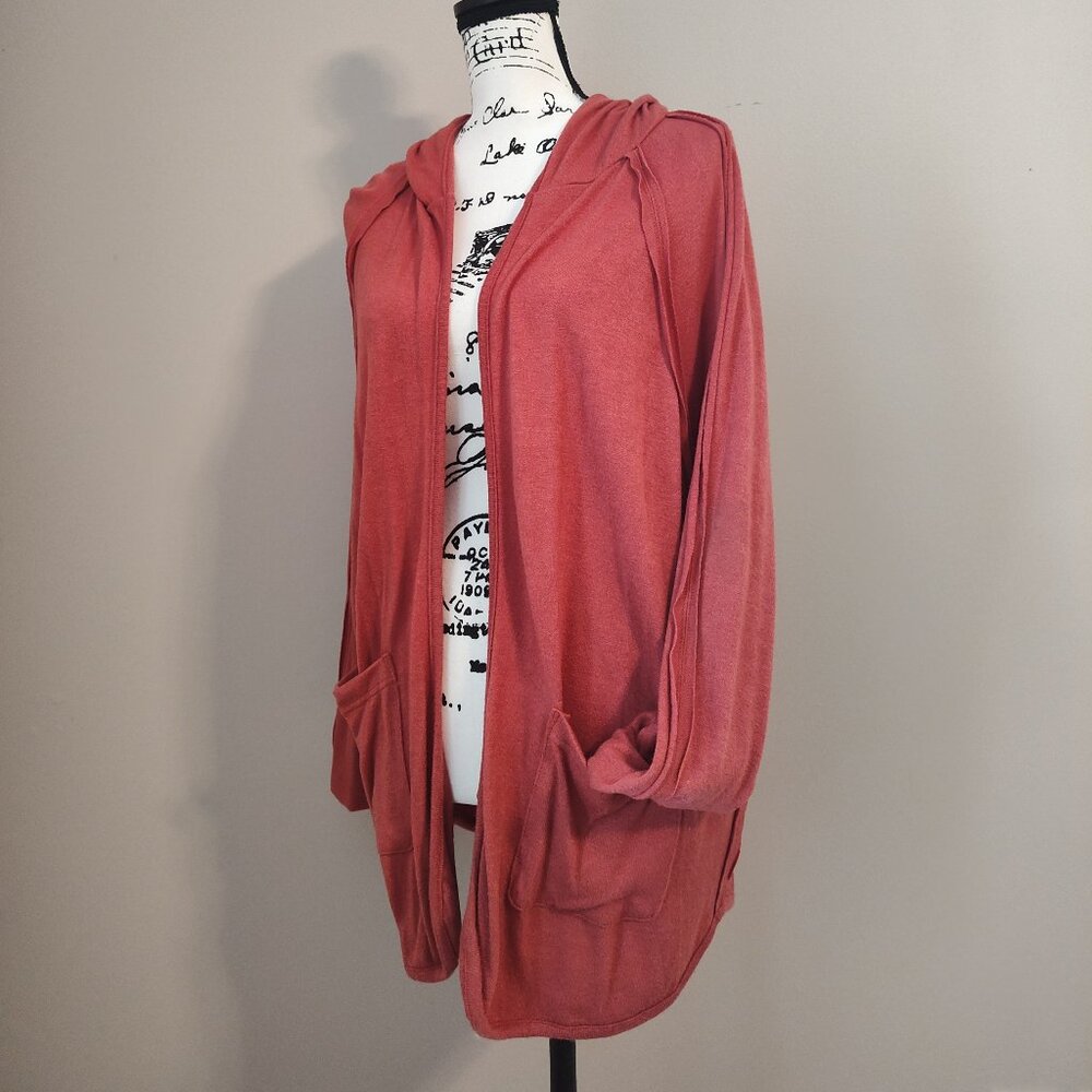 Very J Heather Hooded Cardigan - New!